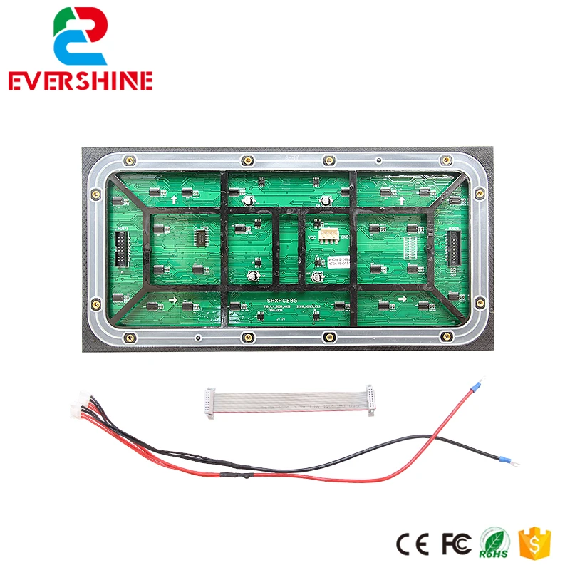 P10 outdoor Full color LED display module,320x160mm, 32*16 Pixels,SMD3535 rgb p10mm 1/4 scan led panel