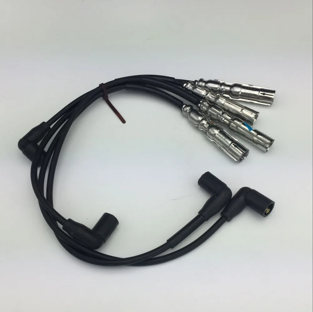 4 Pieces for VW Passat B5 2.0 Polo 1.6 Touran 2.0 High Pressure Damping Ignition Line Cable Wire 06A 035 255 C