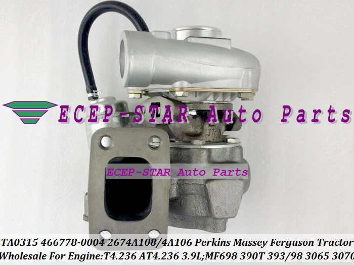 TA0315 466778 466778-5003S 466778-0004 2674A106 Turbo For Perkins MF698 For Massey Tractor 393 398 3065 3070 T4.236 AT4.236 3.9L