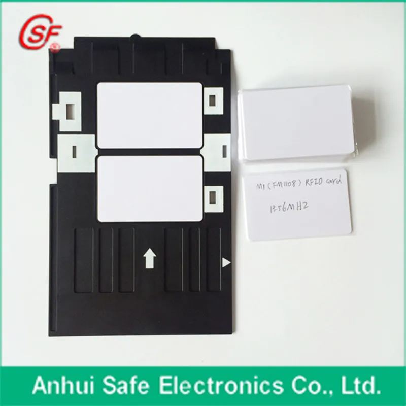 High quality blank inkjet 13.56MHz/RFID Acess Control Smart IC Card FM1108 M1 Chip S50 100pcs