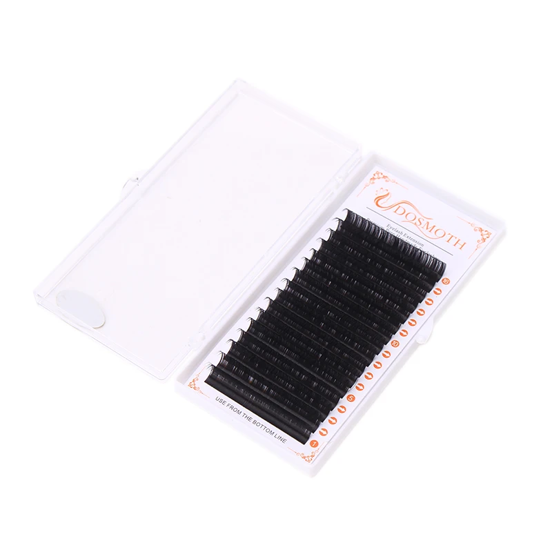 5case 16rows set,High quality model mink eyelash extension,individual eyelashes,natural eyelashes, false eyelashes Makeup Tools