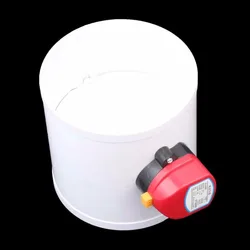 Plastic air damper valve HVAC electric air duct motorized damper for ventilation pipe valve 220V 24V 12V