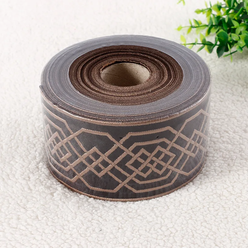QGVLish 9cm Wide Retro Jacquard Curtain Lace Trim Ribbon Belt DIY Valance Stage Bedroom Living Room Decor Curtain Accessories