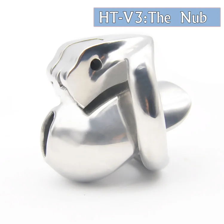 Chaste Bird Nub of HT V3 316 Stainless Steel Male Chastity Device Super Mini Penis Rings Bondage Fetish Cock Belt Adult Sex Toys