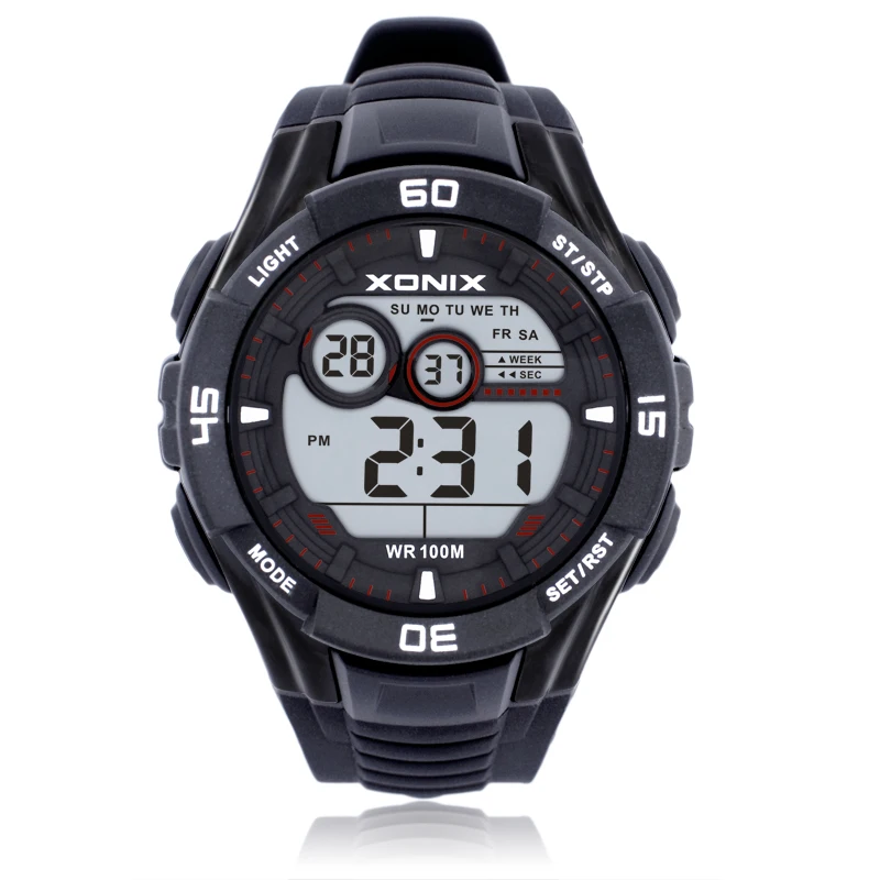 GOLDEN Brands  Good Quality Swimming Diving Alarm Countdown Waterproof 100m Outdoor Watches Sport Digital Chronograph Men JK