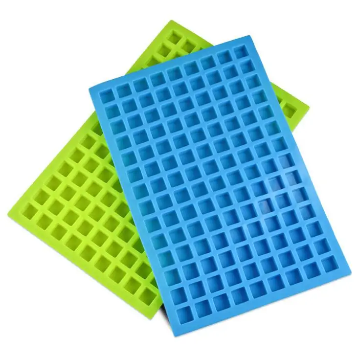 

Summer Silicone Ice Molds 126 Lattice Portable Square Cube Chocolate Candy Jelly Mold Kitchen Baking Supplies SN1055