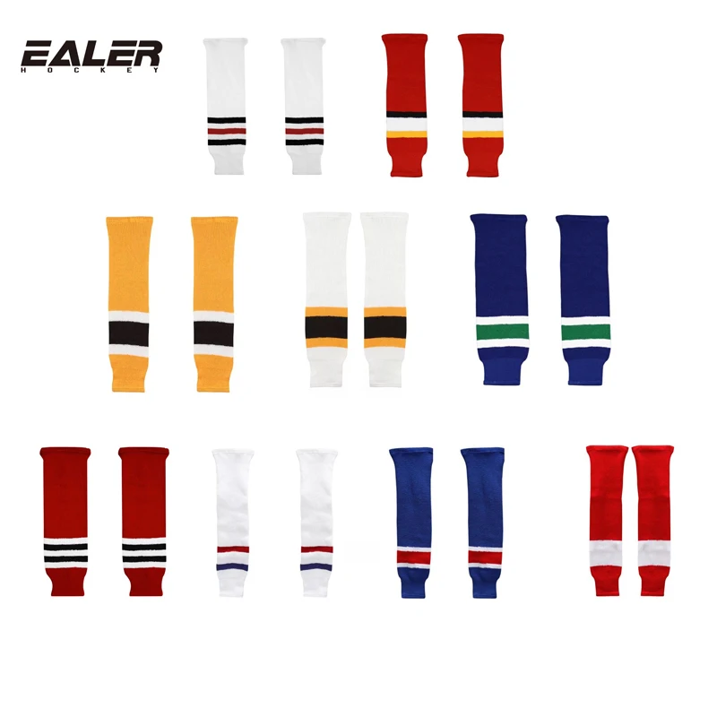 Free shipping Knitted hockey socks in stock ZXW015