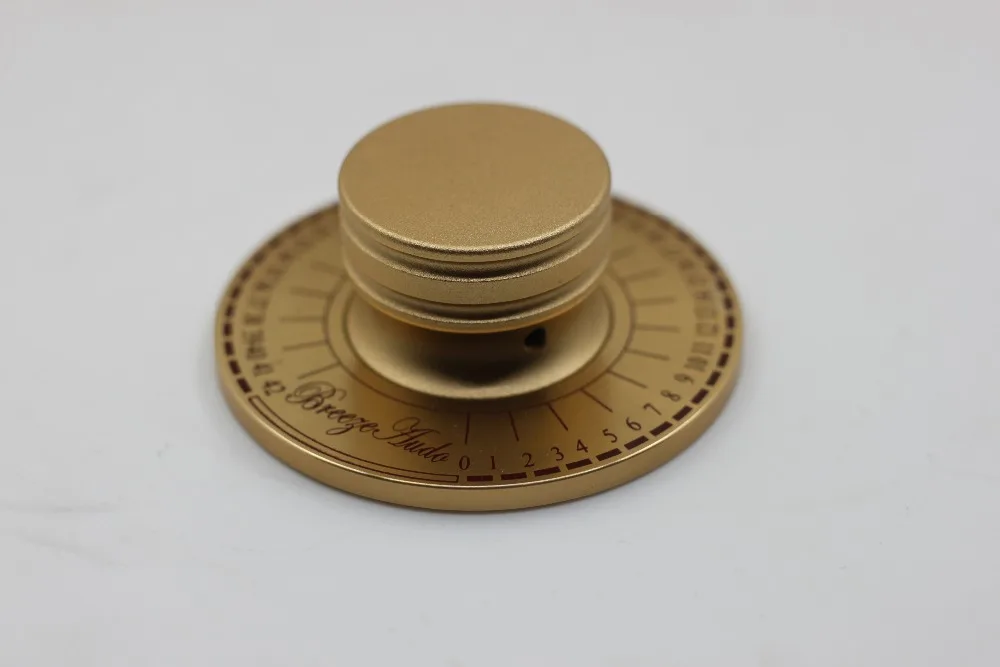 60 mm gold aluminum knob with scale amplifier knob