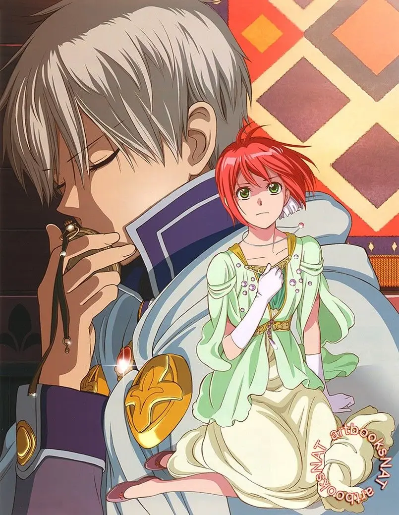 Home Decor Akagami No Shirayuki Hime Anime-Silk Art Poster Wall Sicker Decoration Gift