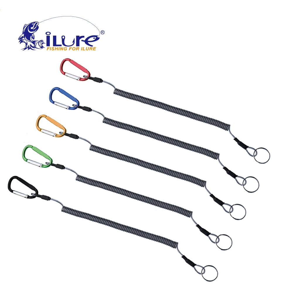 iLure 5pcs/lot Fishing Tools Retention Rope Built-in Protector Elastic Rope Line Fishing Tackle Accessories