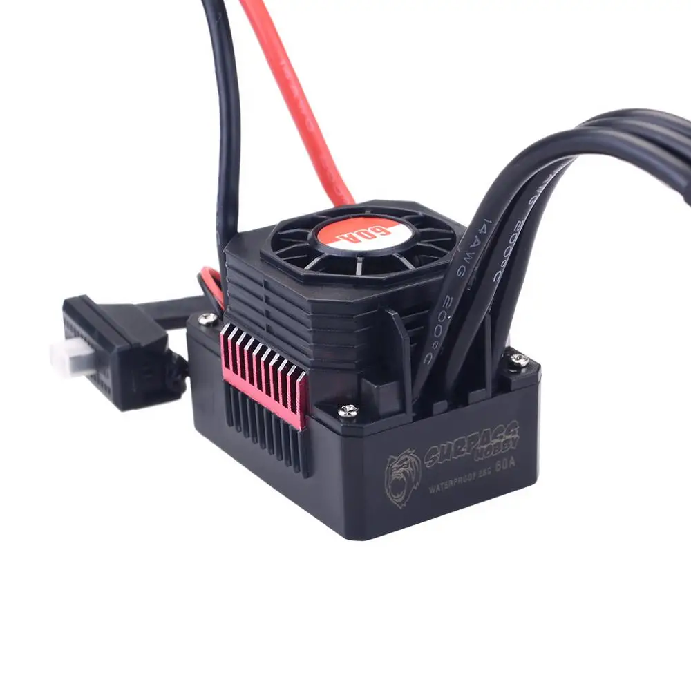 Waterproof ESC 35A 45A 60A 80A 150A 120A for Traxxas HSP HPI 1/8 1/10 1/12 RC Monster Redcat Volcano EPX Blackout XTE Buggy