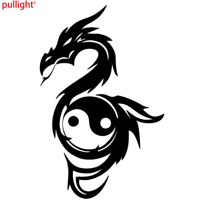 

Yin Yang Long Classic Chinese Cultural Style Car Truck Window Bumper Vinyl Car Sticker