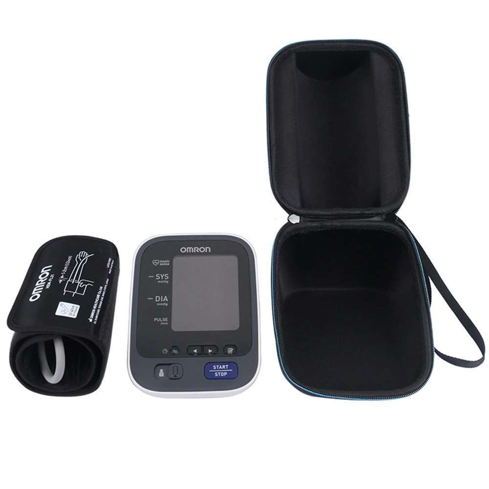 Hard Carrying Case for Omron 10 Series Wireless Upper Arm Blood Pressure Monitor with Cuff Standard and Large Arms (BP786/BP785)