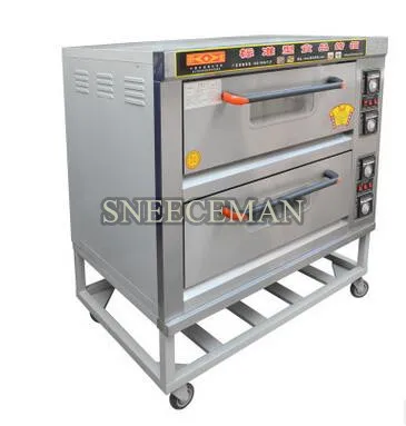 2layers 4trays commercial electric oven with timing bread pizza food electric baking oven