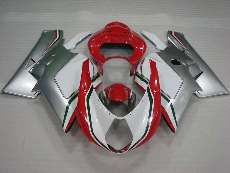 Fairings for MV AGUSTA F4 1000 CC 2005 - 2006 Silvery White Red Abs Fairing 2006 Fairing Kits 06