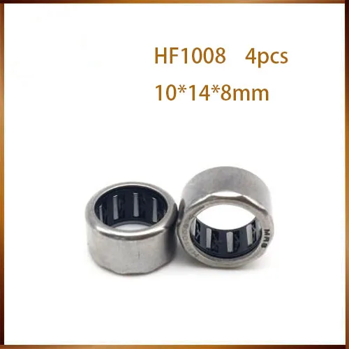 

Hf1008 Bearing 10*14*8 Mm ( 4 Pcs ) Drawn Cup Needle Roller Clutch Hf101408 Needle Bearing