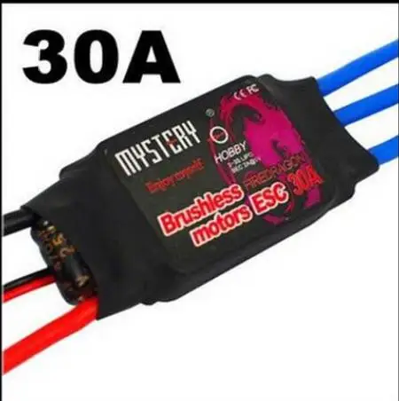 Mystery Fire Dragon 30A Brushless ESC RC Speed Controller For RC Helicopter Airplane