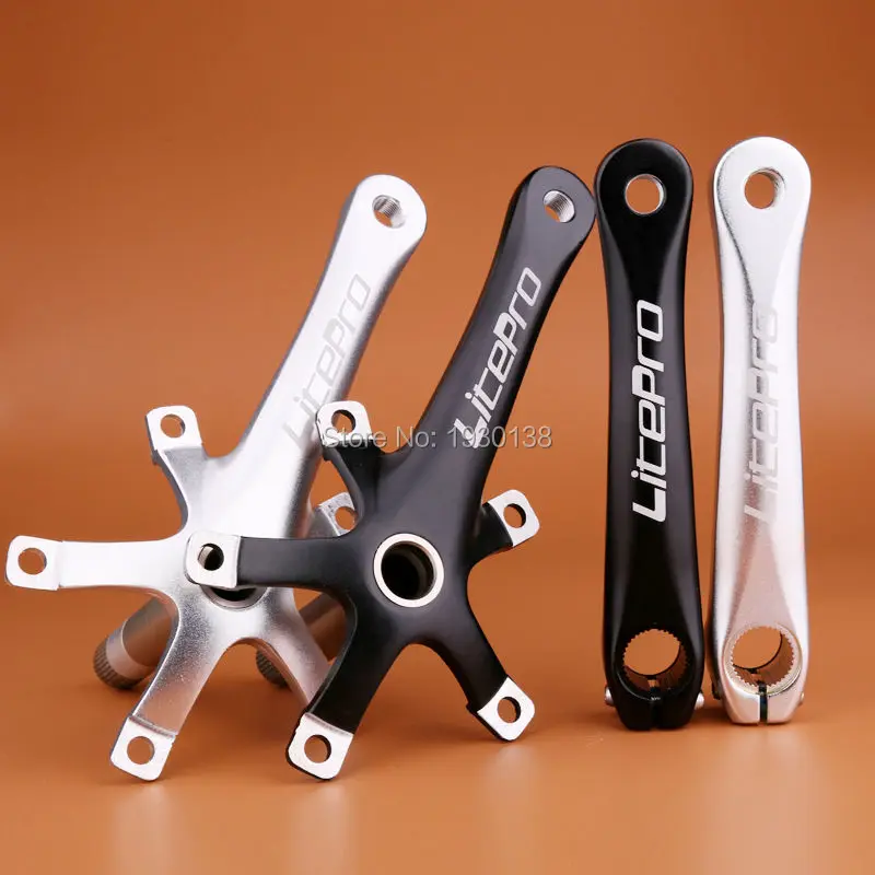 

litepro one forged integrated folding bike spline crankset part for 41T 43T 45T 46T 47T 52T 53T 54T 64T BYA412 SP8 P8 bike part