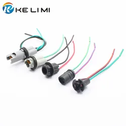 10Pcs T10 W5W 194 168 T15 LED Car Bulb Socket Connectors Pre-Wired Adapters Plug Holder for Automobile Lighting