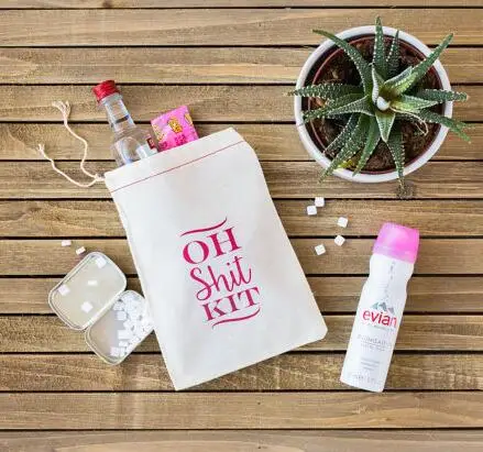 personalized Oh Sh*T Kit Hangover Kit wedding favor gift Welcome Bags Bachelorette hem bridal shower party gift bag