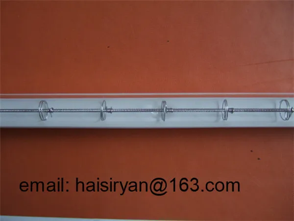 

customized 1000w 500mm far Single tube Electric halogen IR quartz glass heater lights