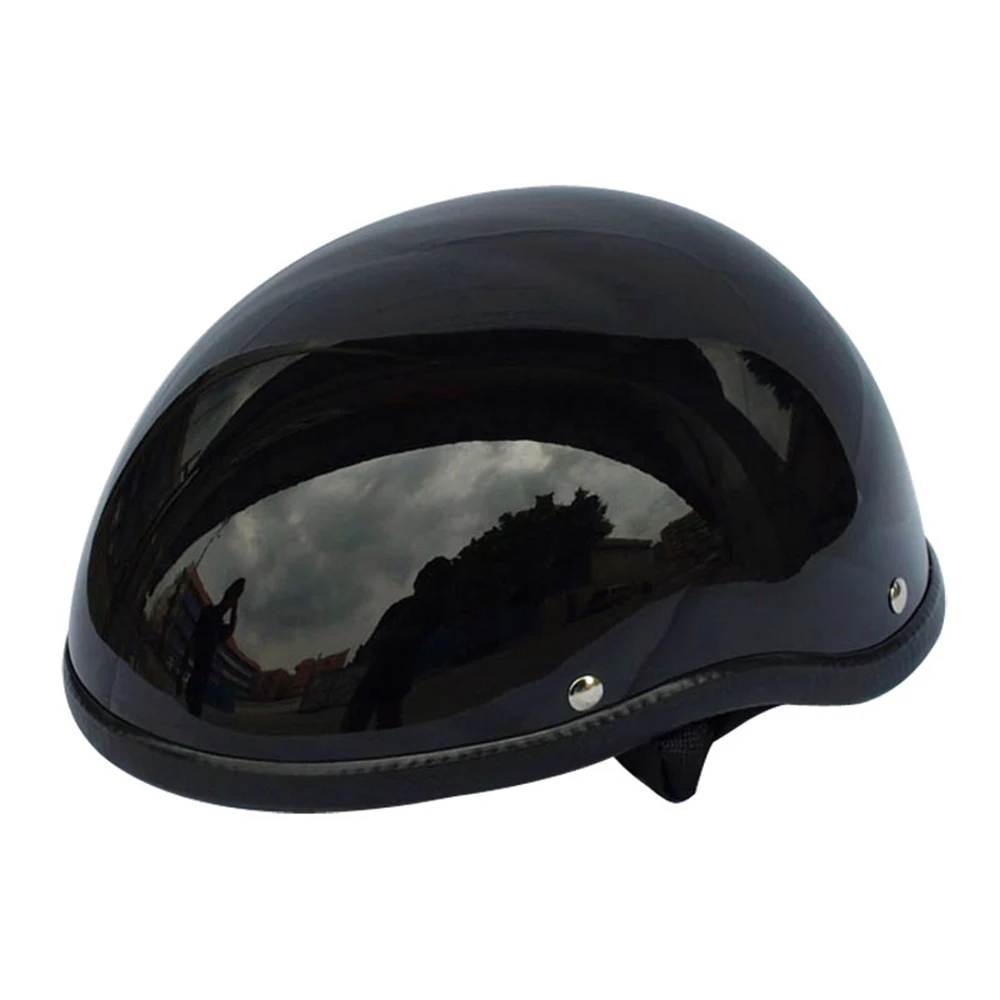 Unisex DOT Retro Motorcycle Helmets goggle Matte Black German Half Face Helmet Chopper Cruiser Biker WWII vintage Helmet M/L/XL