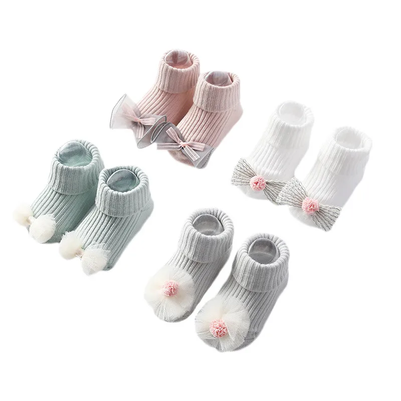 Lawadka Infant Baby Girl Boy Socks Anti Slip Cartoon Baby Socks for Girls Cotton Newborn Toddler Socks Baby Clothes Accessories