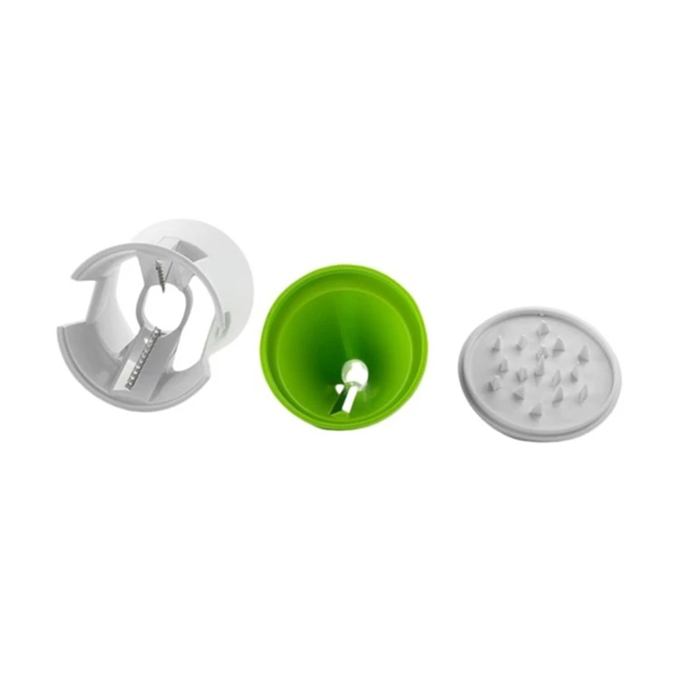 LMETJMA Heavy Duty Spiralizer Gemüseschneider Gemüsespiralschneider Cutter Zucchini Pasta Nudel Spaghetti Maker KC0335 – Detail 7