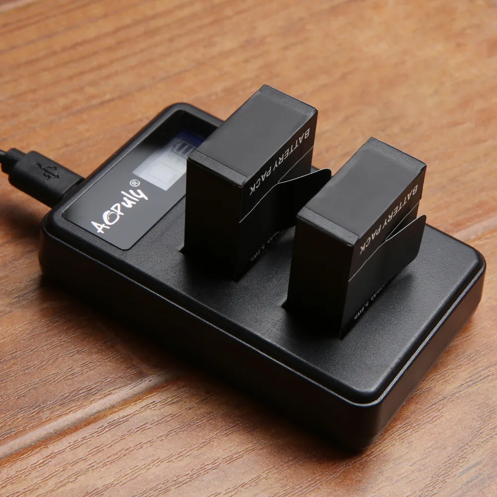 حار 3 قطعة 1600 مللي أمبير 3.7 فولت AHDBT-301 AHDBT 301 AHDBT-201 بطارية الكاميرا + LCD شاحن USB مزدوج ل GoPro الذهاب برو Hero3 3 + اكسسوارات