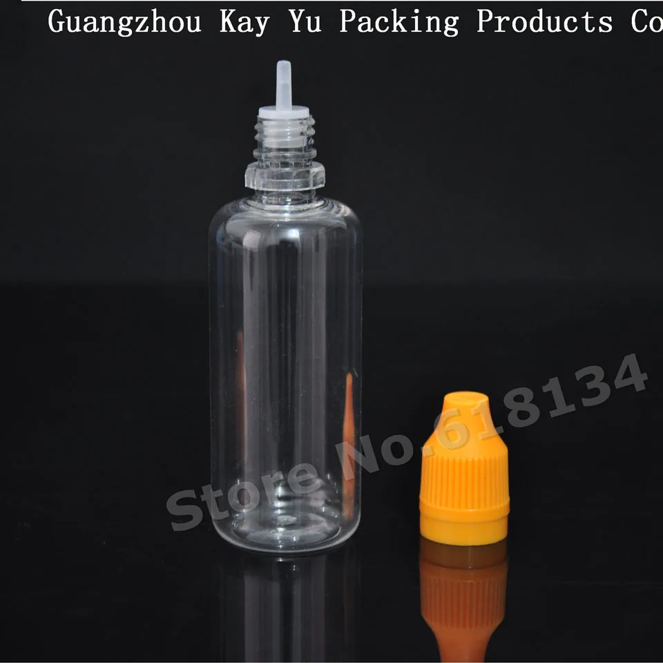 

50ml transparent PET dropper bottle plastic with tamper proof cap wholesale 800pcs per lot