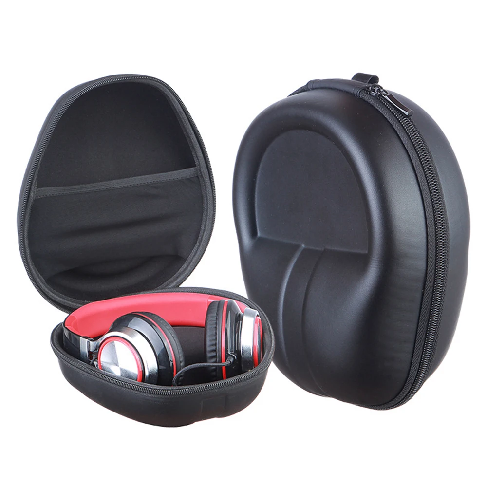 

New EVA Storage Bag Carrying Case for Beats EP Sony MDRV6 Sennheiser HD 380 PRO Philips Beats and more Over-ear Headphone Black