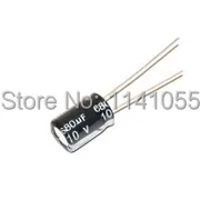 500PCS/lot 10V 680UF Electrolytic Capacitor 680UF/10V 8*12mm best quality New origina