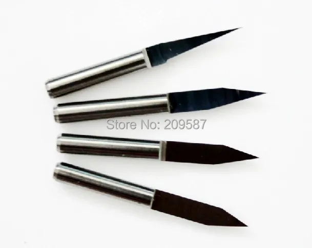 10 pz/lotto 30 gradi 0.1mm carburo PCB incisione bit strumento del Router di CNC 3001