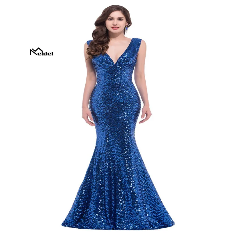 BATA De Soiree bonito nuevo Sexy cuello pico sirena sin mangas Borgoña largo elegante vestidos De noche Abendkleider 2019