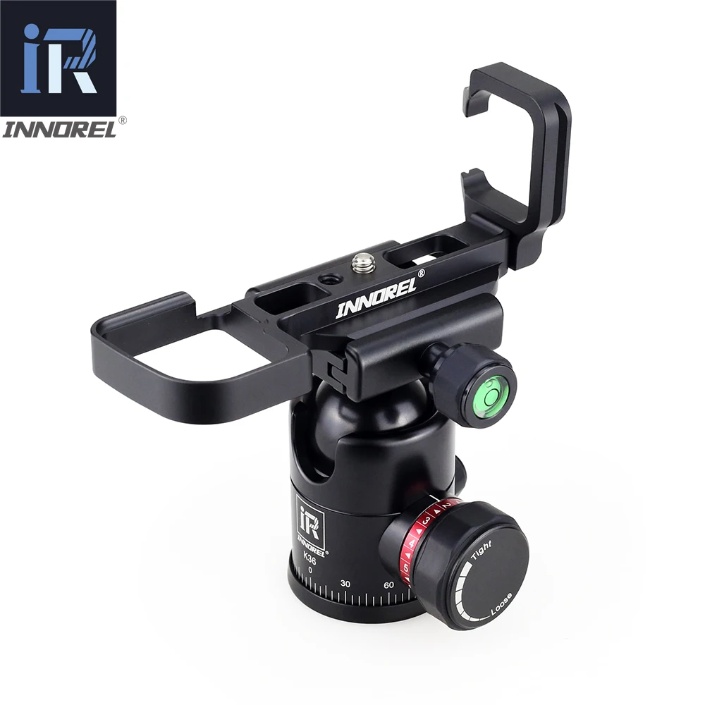 INNOREL Aluminum Alloy LB-A6000 L Type Quick Release Plate Vertical L Bracket Hand Grip The Exclusive Use of Sony A6000