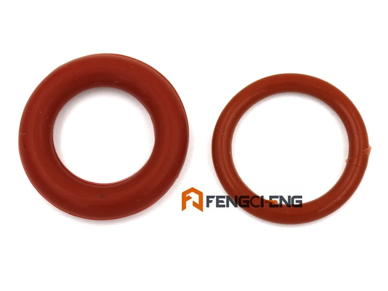 Weldless Cooler Bulkhead O-rings Replacement Set, Red Food Grade Silicone, 5 set/lot