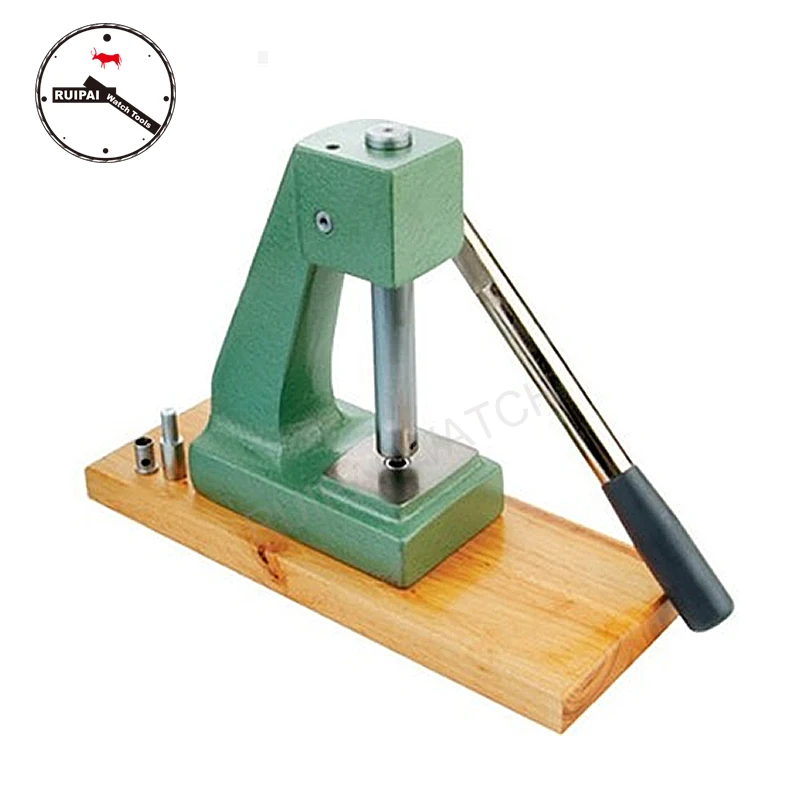 6137 Professional Watch Back Press Tool, Watch Crystal Watch Back Case Press Machine For watchmakers