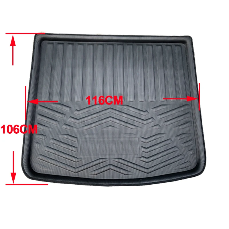 For Ford Edge 2015 2016 2017 2018 Car Auto Rear Boot Cargo Liner Trunk Floor Mat Carpet Tray Mats Pad Mat Carpets Anti-dirty