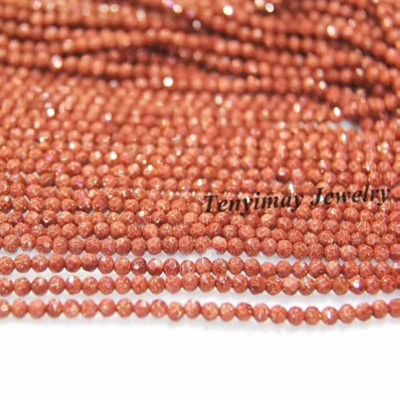 

4mm Faceted Gold Sand Stone Beads Fit Bracelet, Necklace DIY Jewelry Loose Beads Wholesale 5 Strands(100pcs/strand)