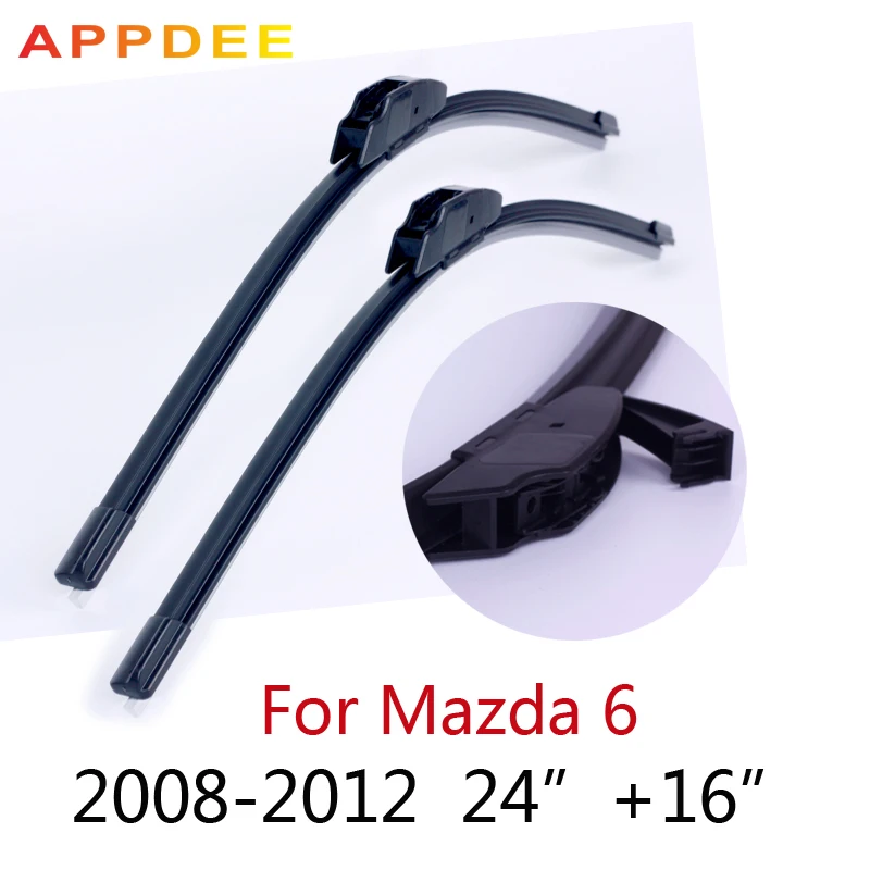 Wiper Blades For MAZDA 6 (2008-2012)2009 2010 2011 Car Windscreen Wiper Windshield Wiper Blade 16