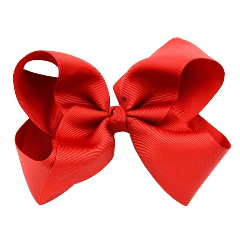 20/30/40Colors 6Inch Hair Bows Clips Large Big Grosgrain Ribbon Hair Bows Alligator Clips Hair Accessories for Girls Toddler Kid