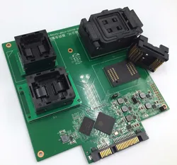 SSD NAND 플래시 컨트롤러 테스트 솔루션, BGA152 /132 TO DIP48 소켓 TSOP48 96 플래시 메모리, 4 in 1 다중 PCB 보드용, SM2256K