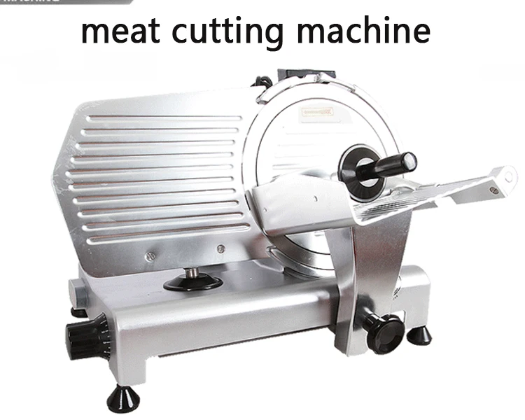 10 Inch Large Commercial Semi-automatic Meat Slicer 110V/220V Frozen Lamb Beef Meat Slicing Machine Grinder