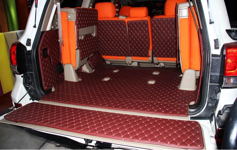 

Custom full set car trunk mats for Lexus LX 570 7 seats 2021-2007 Good quality cargo liner mat boot carpets cover for LX570 2018