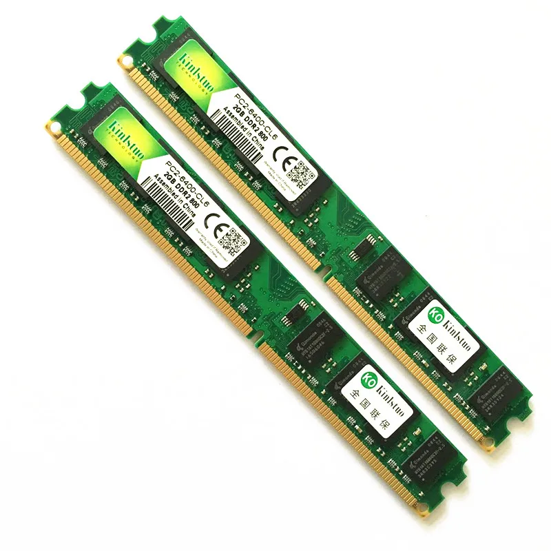 

Hight Quality Rams Memories DDR2 PC 6400 800MHz PC 5300 667MHz 2gb 240PIN For Desktop Good Compatible