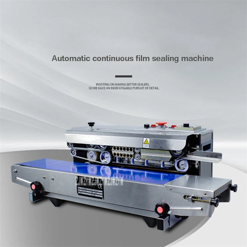 SF-150W Automatic Film Sealing Machine Continuous Plastic Bag Sealing Machine Food Bag Sealing Machine 110V/220V 500W