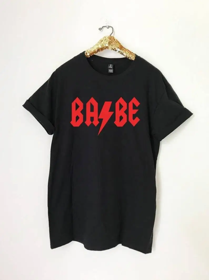 Sugarbaby New Arrival Rock Babe T-shirt Babes Support Babes t shirt Badass Babe Shirt Fashion Women Tumblr t shirt Drop Ship