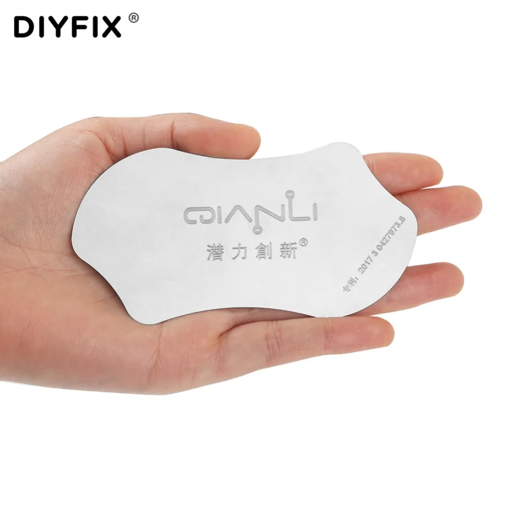 DIYFIX สแตนเลส Ultra Thin Pry Spudger Handy เปิดเครื่องมือสำหรับ iPhone iPad Samsung Smartphone ซ่อมถอด