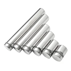 40Pcs Glass Fasteners 12mm Stainless Steel Acrylic Advertisement Standoffs Pin Nails Billboard Fixing Screws Hardware