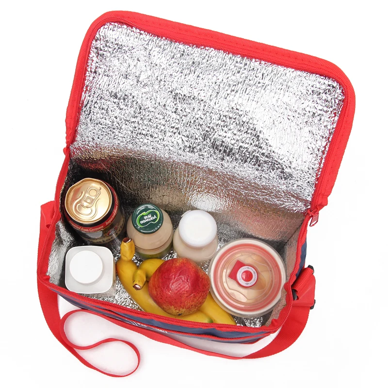 8L cooler bag insulated thermal picnic lunch box can holder ice pack thermo insulation shoulder bag cool meal drinks carrier bag